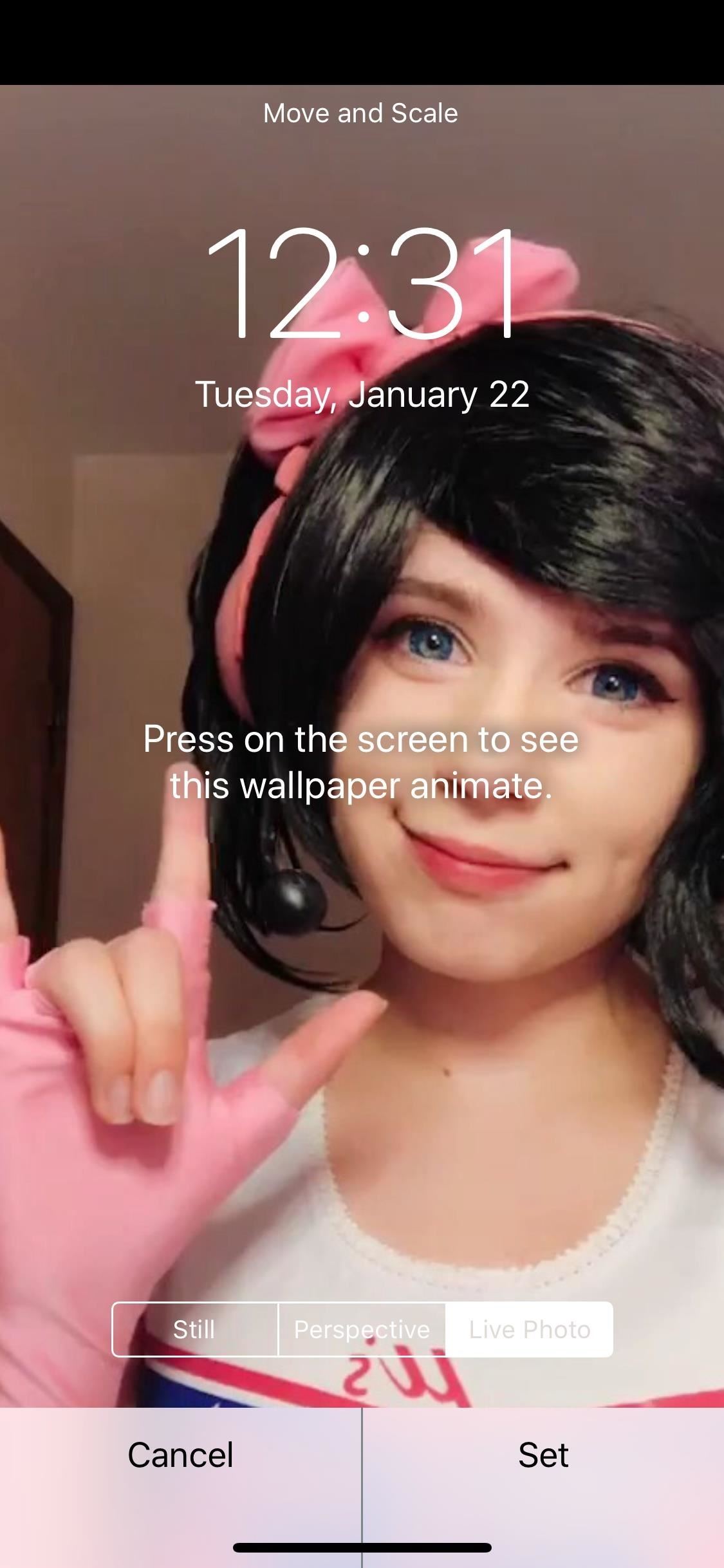 Convert Tiktok Videos To Live Wallpapers For A More - Nyannyancosplay Hit Or Miss I Guess They Never Miss - HD Wallpaper 