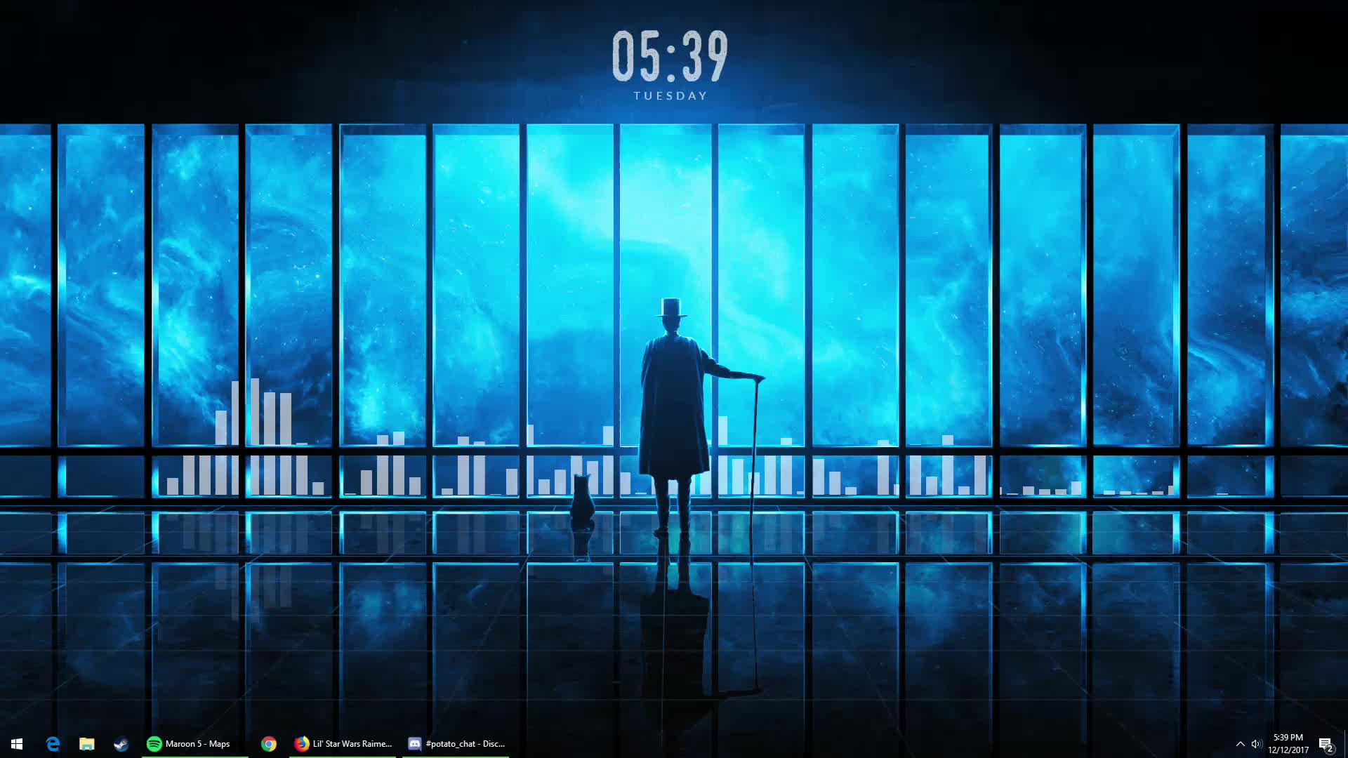 Rainmeter Wallpaper Engine - Watching The Universe - HD Wallpaper 