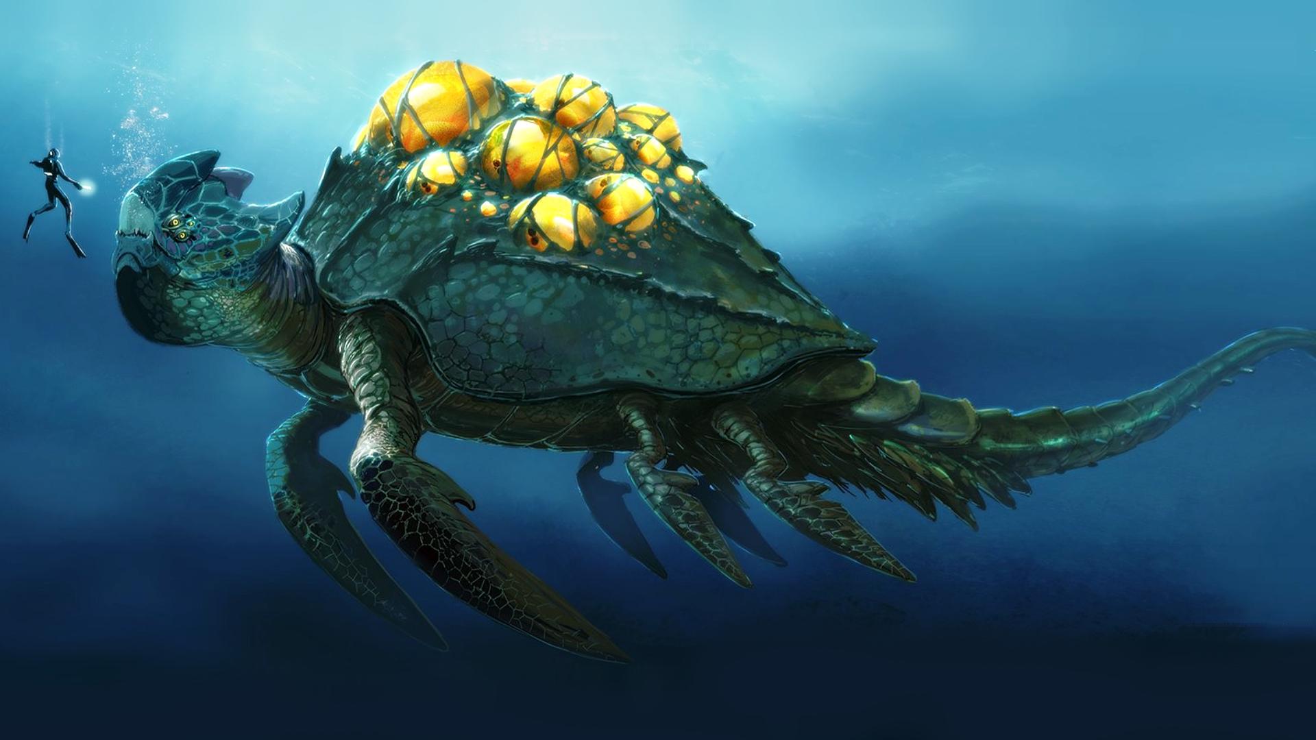 Subnautica Concept Art - HD Wallpaper 