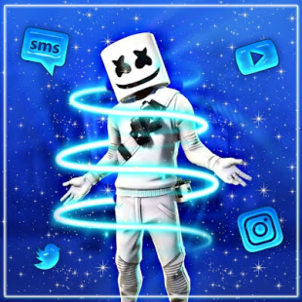 Royale For Marshmellow Theme Live Wallpaper - De Marshmello De Fortnite - HD Wallpaper 