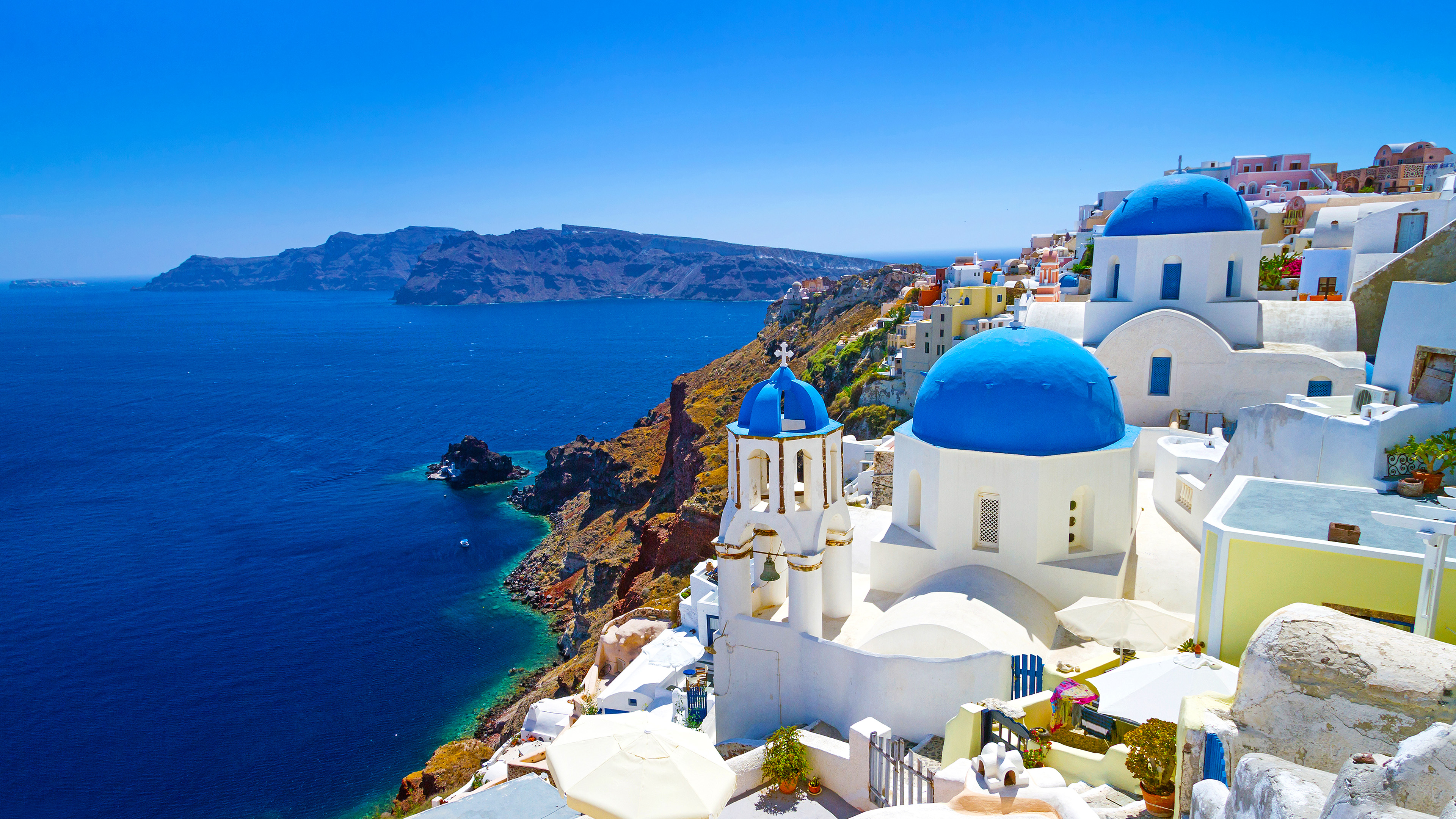 Santorini Greece - HD Wallpaper 