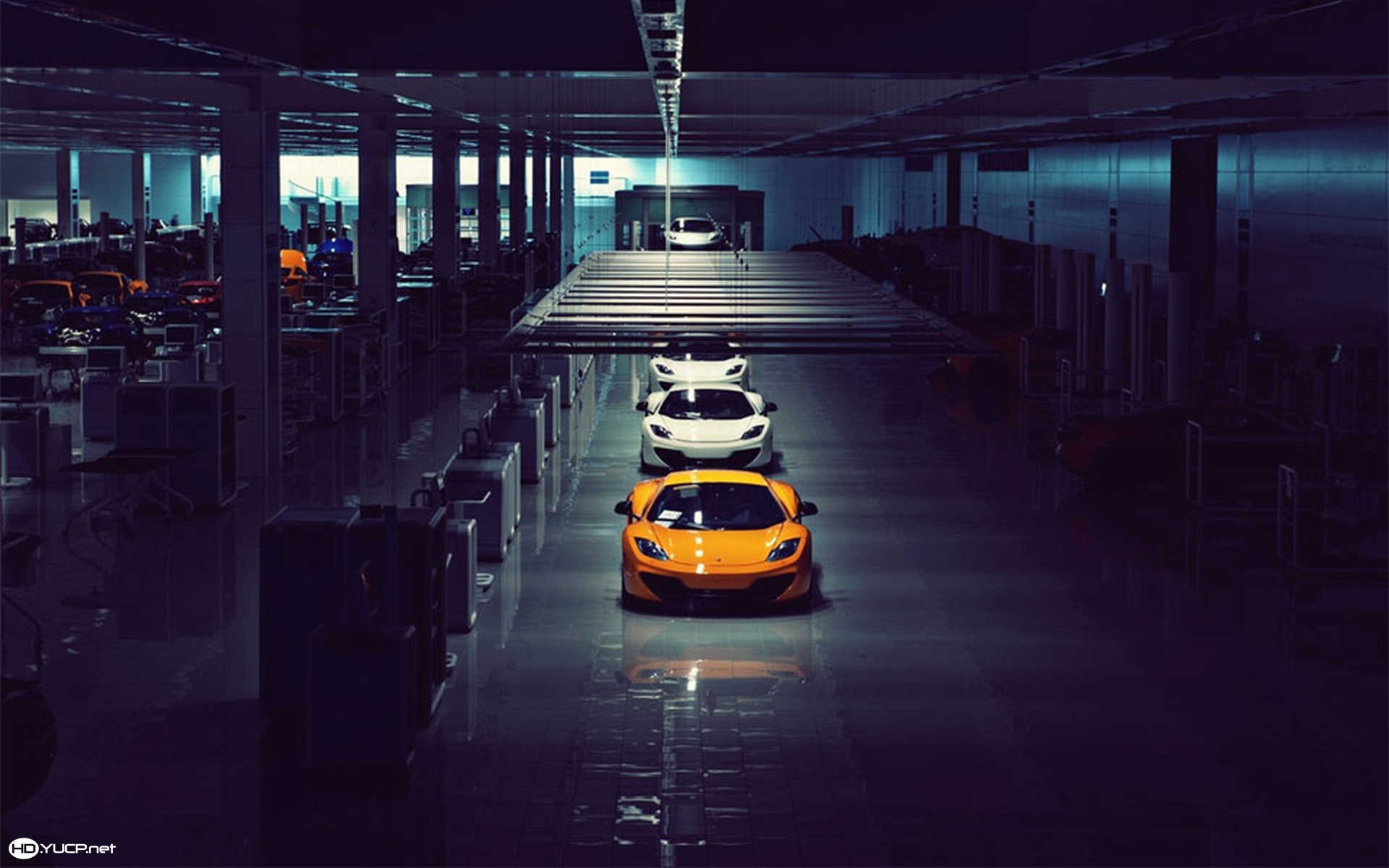 Hd Car Factory Wallpaper - Cars Background For Iphone - HD Wallpaper 