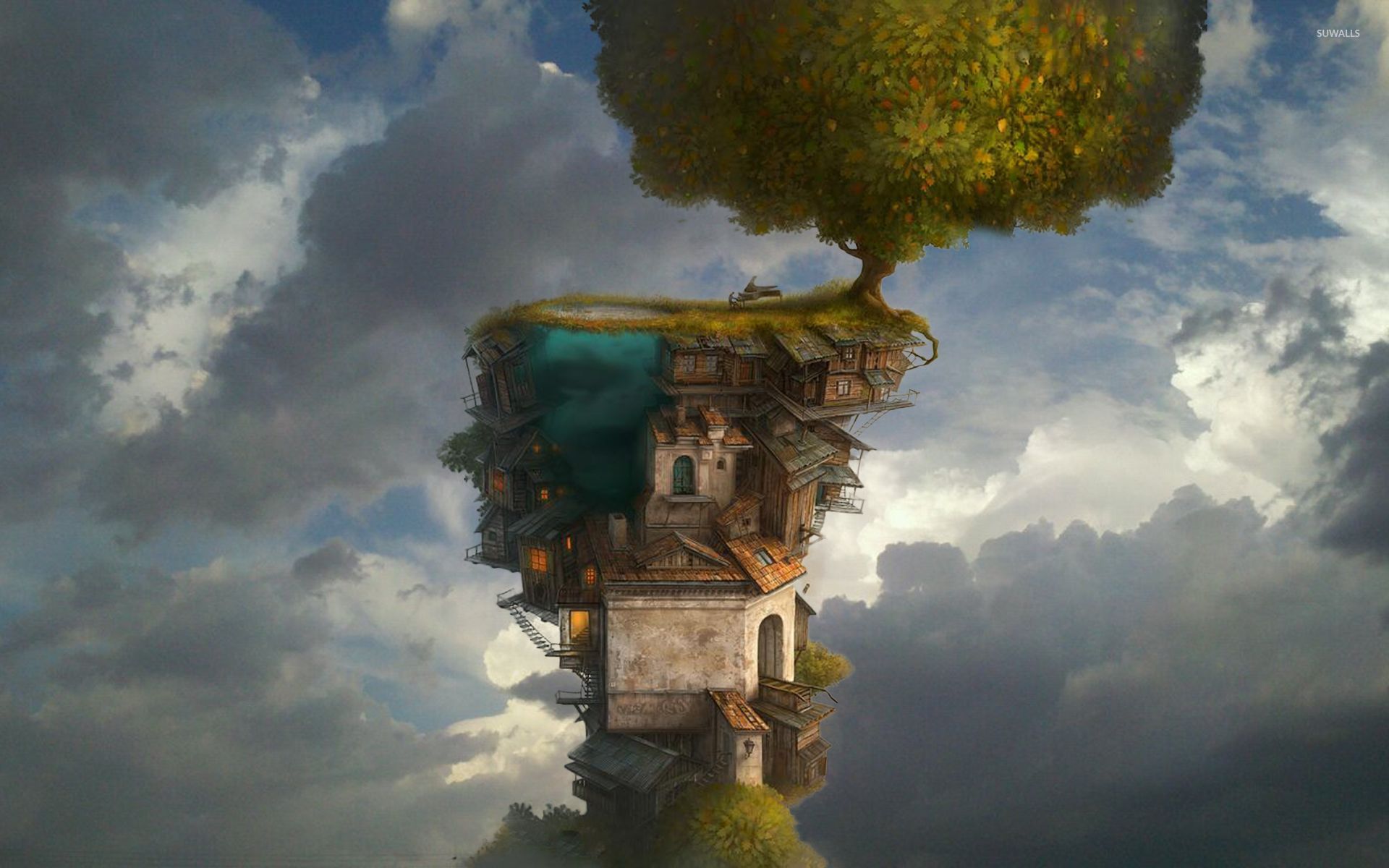 Vertical Fantasy - HD Wallpaper 