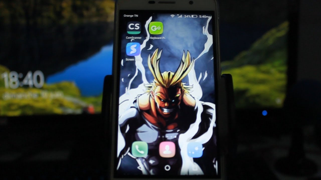 Anime Live Wallpaper - All Might Live Wallpaper Iphone - HD Wallpaper 