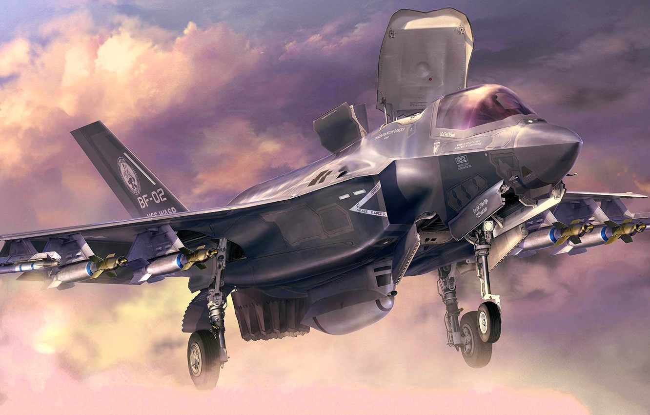 Photo Wallpaper Usa, F 35b, F 35 Lightning Ii, Vertical - F 35 1 72 - HD Wallpaper 