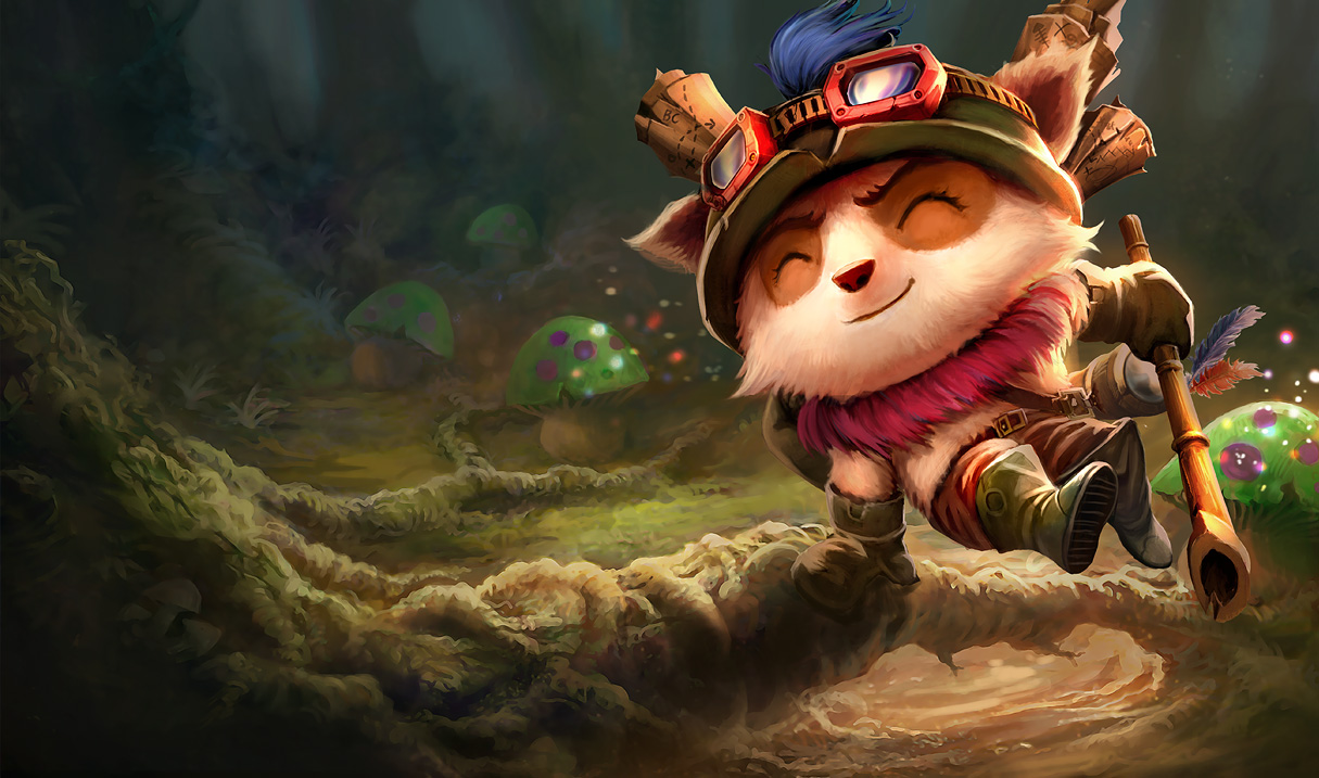 Teemo League Of Legends - HD Wallpaper 