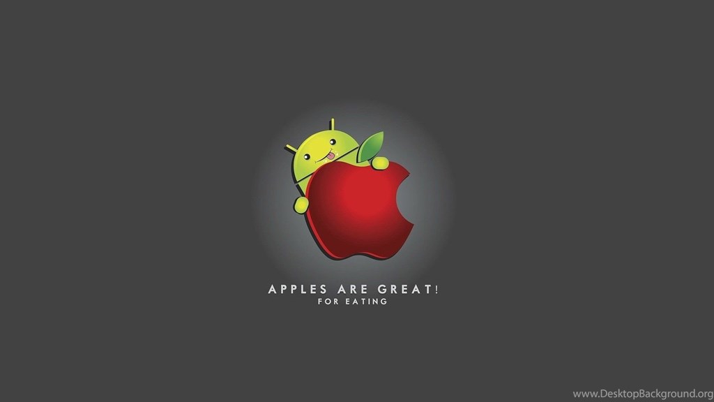 Android Apple Logo Funny Free Wallpapers For Hd - Android Wallpapers Hd 1080p - HD Wallpaper 