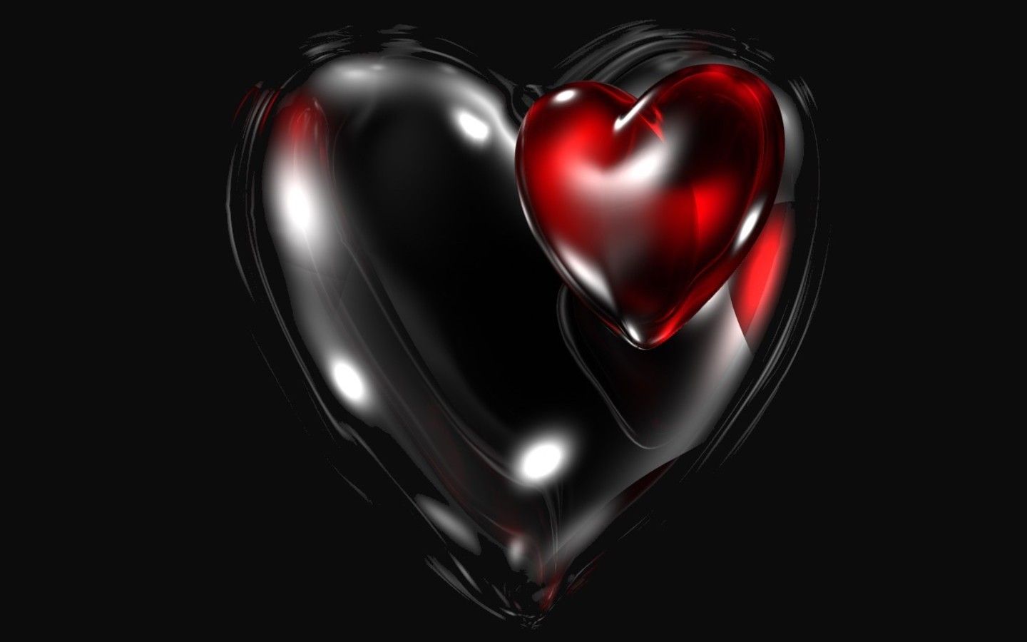 Love Wallpapers Background, Best Wallpapers Background, - Black Heart Hd - HD Wallpaper 