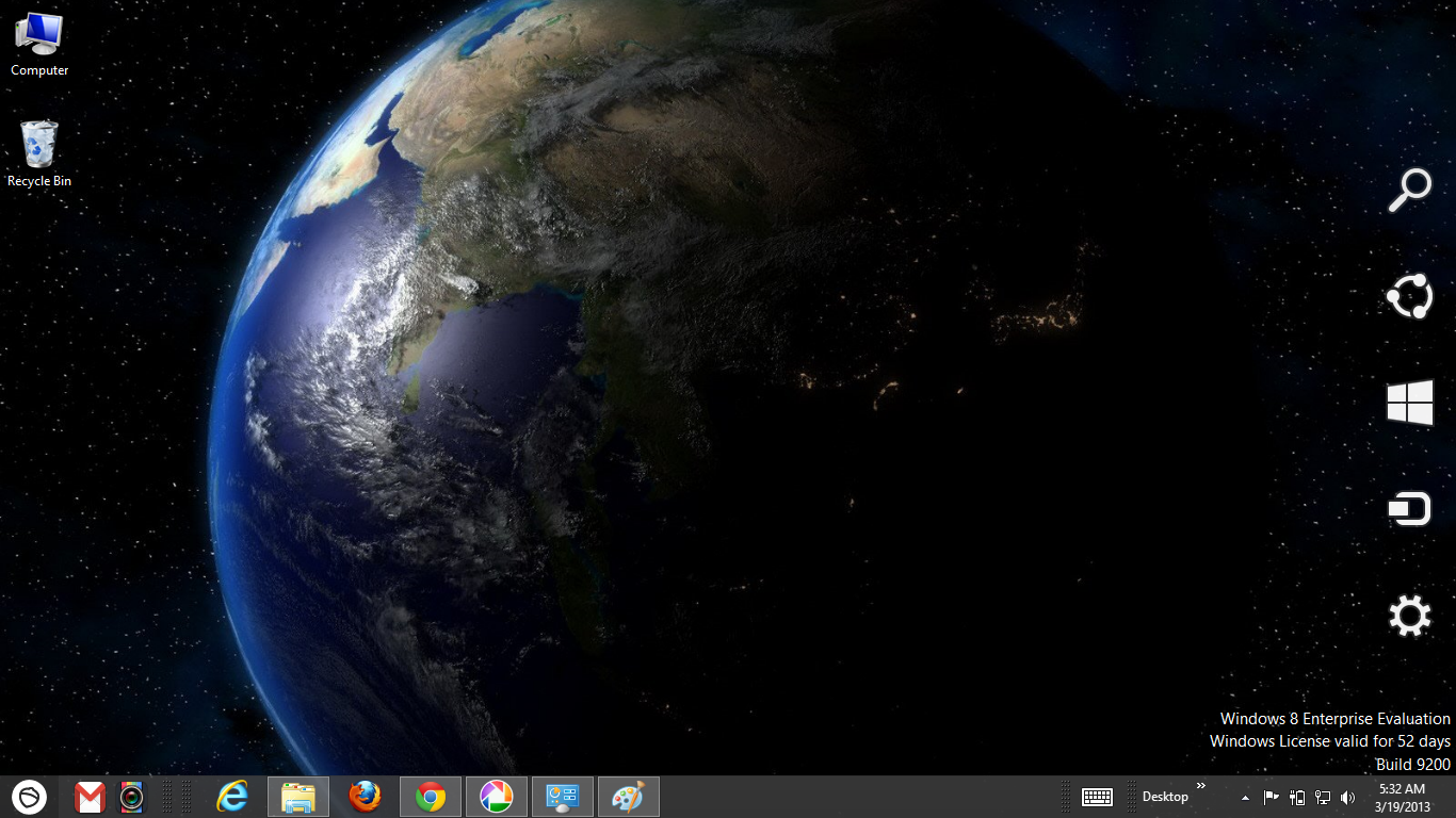 Earth Live Wallpaper Windows 7 - 1366x768 Wallpaper 