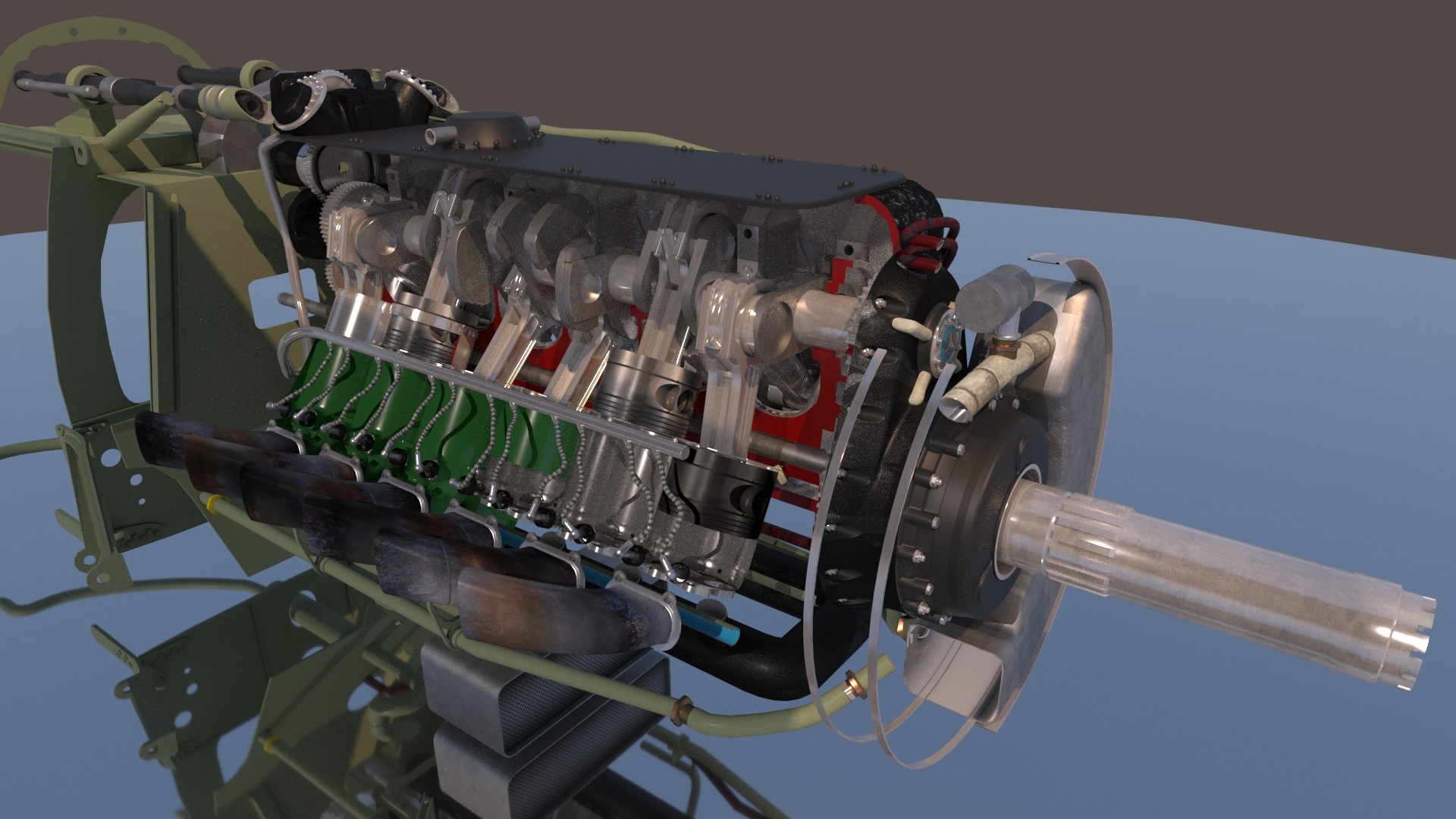 Db601 Engine - HD Wallpaper 