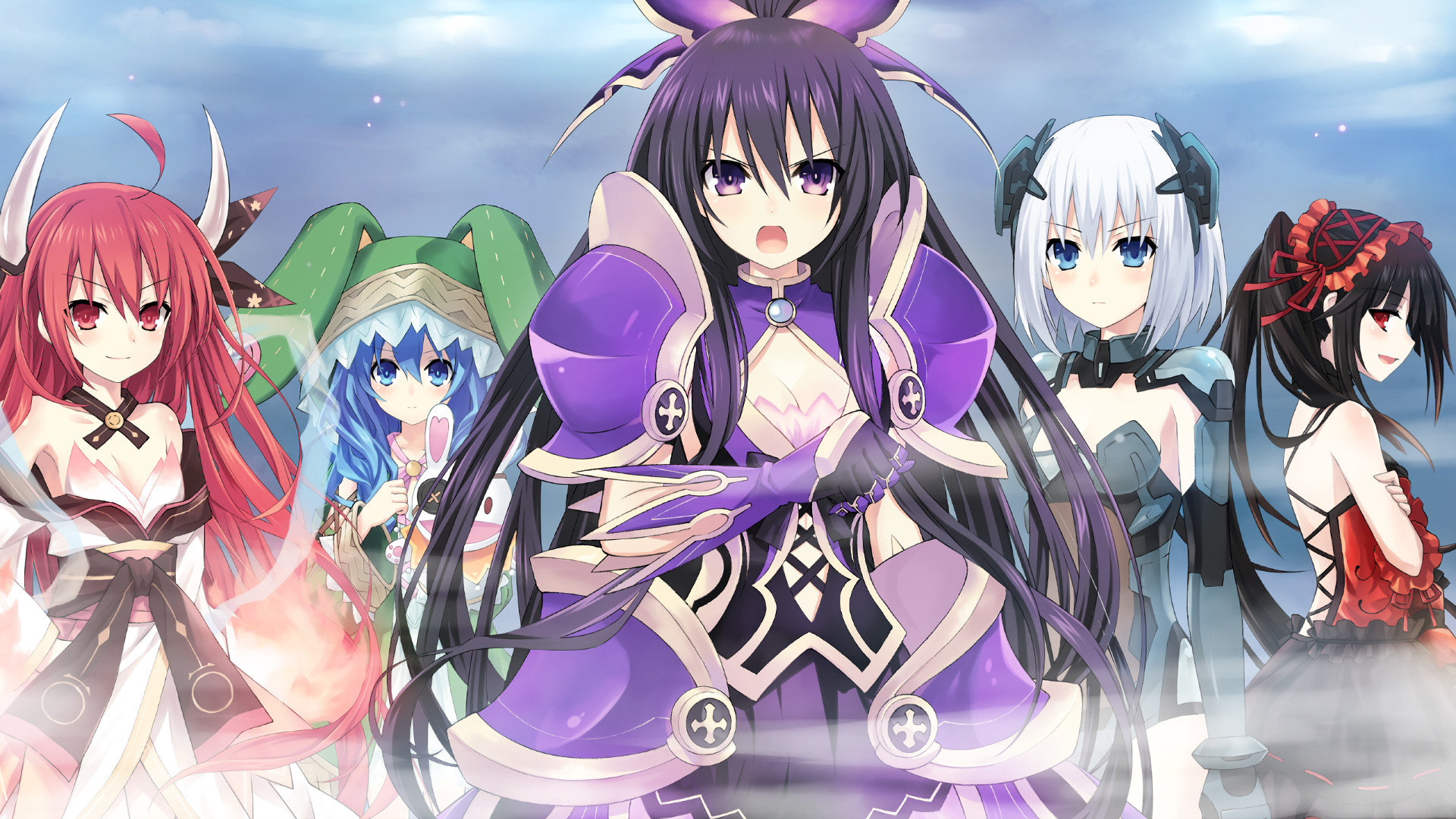 High Resolution Date A Live Full Hd Wallpaper Id - Date A Live Kotori And Yoshino - HD Wallpaper 