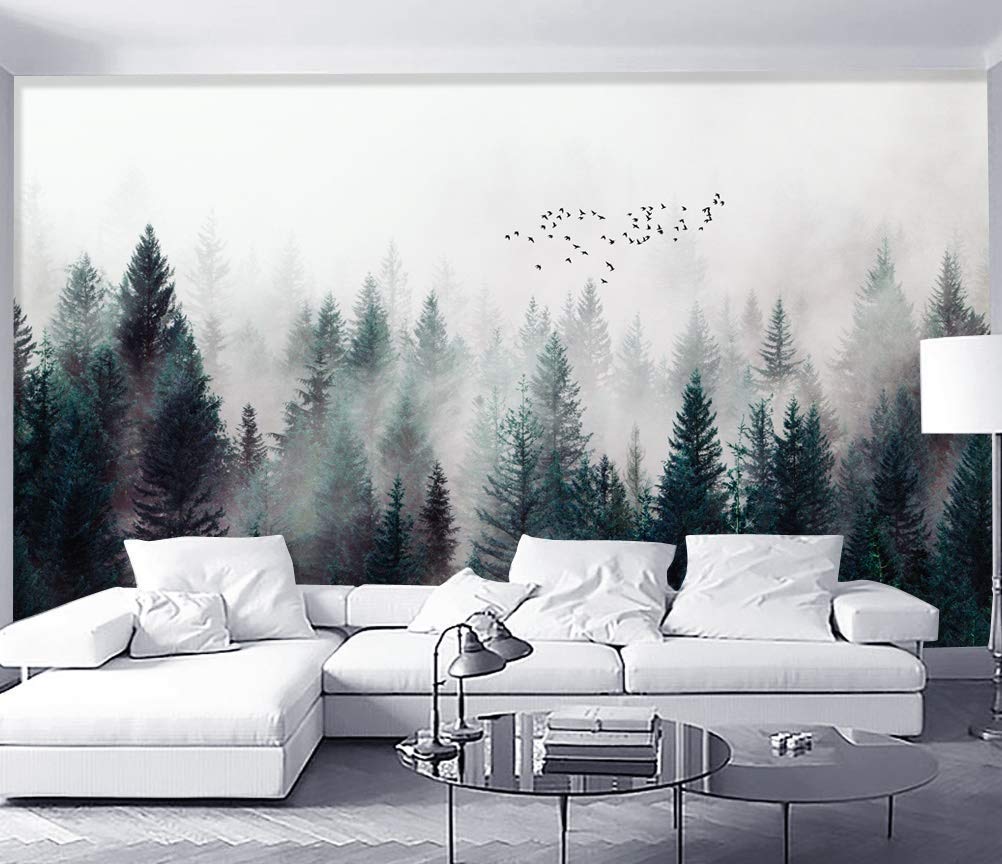 Forest Wallpaper Bedroom - HD Wallpaper 