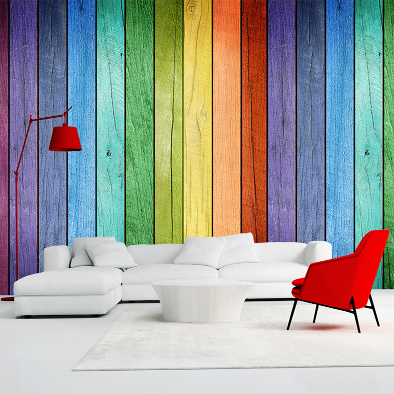 Rainbow Color Wall - HD Wallpaper 