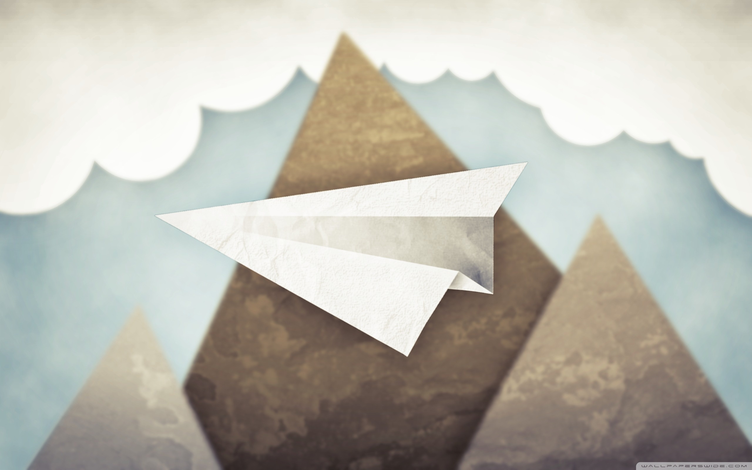 Paper Airplane Cover Facebook - HD Wallpaper 