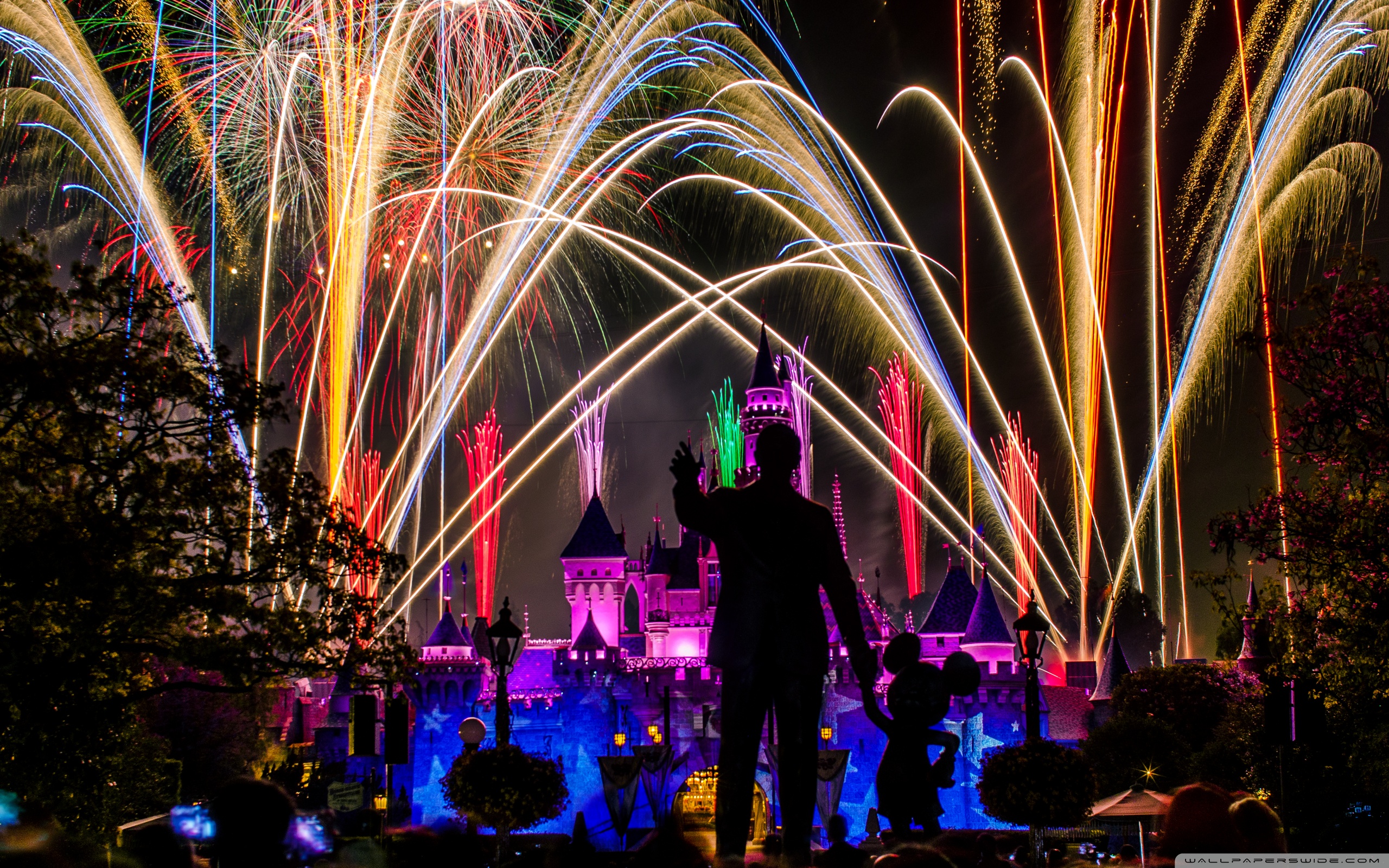 Disneyland Pictures Today Fireworks - HD Wallpaper 
