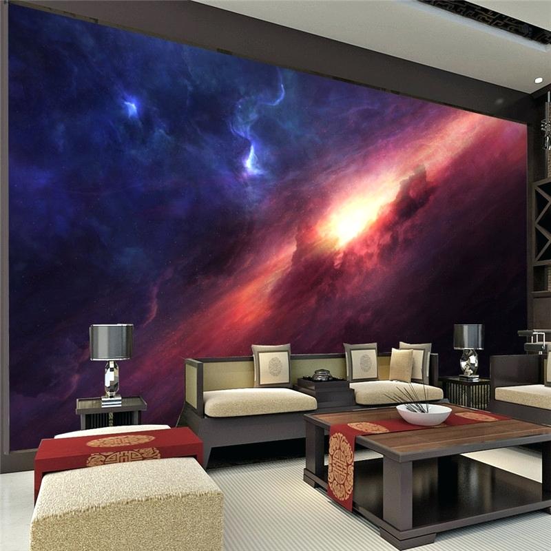 Galaxy Bedroom Walls Wallpaper For Sale Us Off Charming - HD Wallpaper 