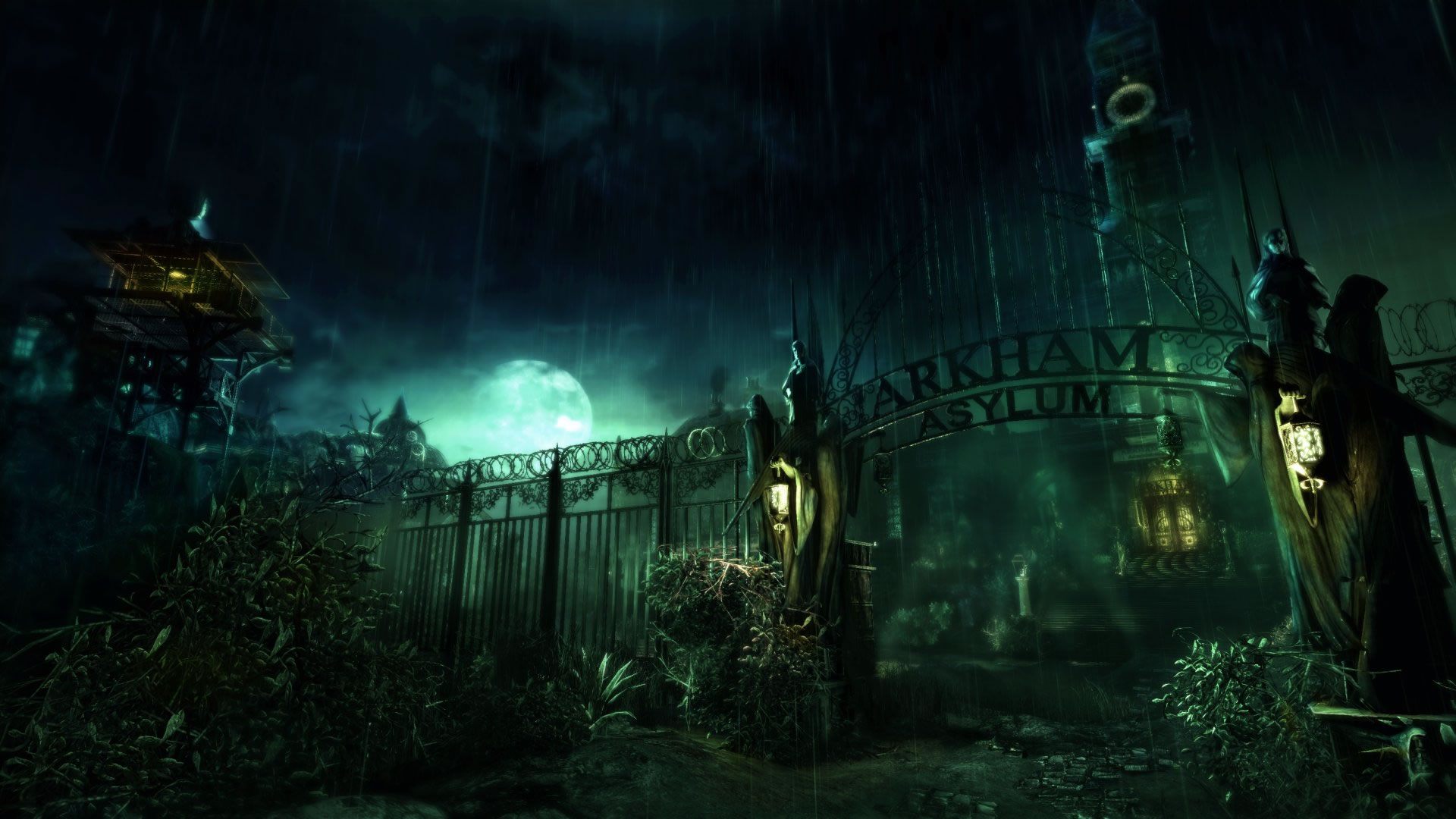 Batman Arkham Asylum Background - HD Wallpaper 