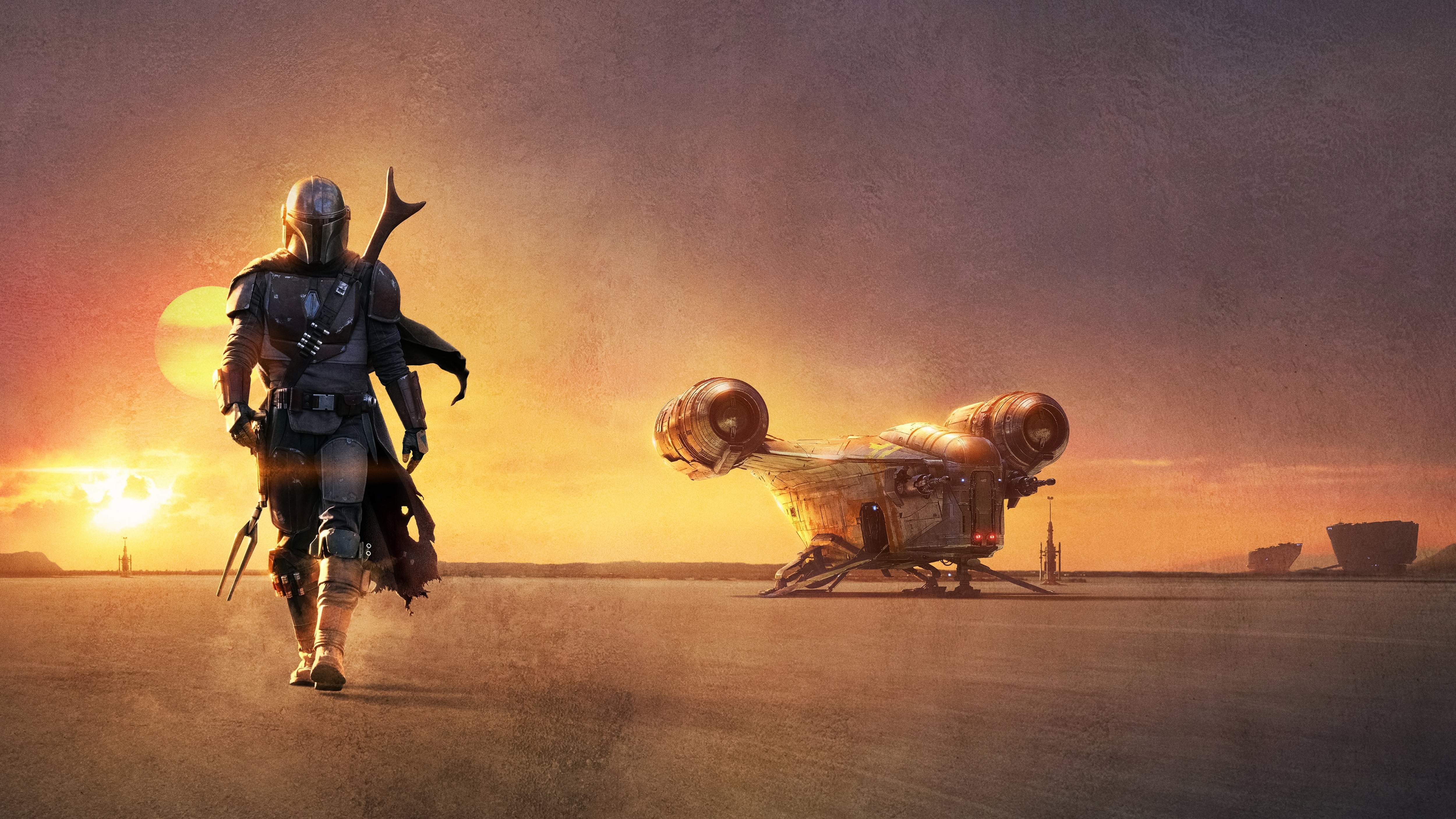 Disney Plus The Mandalorian Poster - HD Wallpaper 