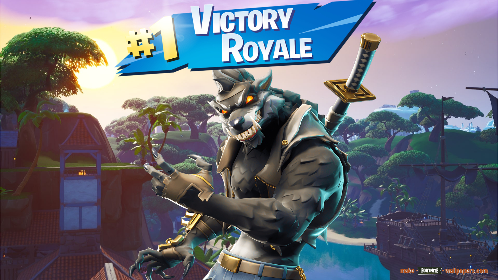 Fortnite Wallpaper Victory Royale - HD Wallpaper 