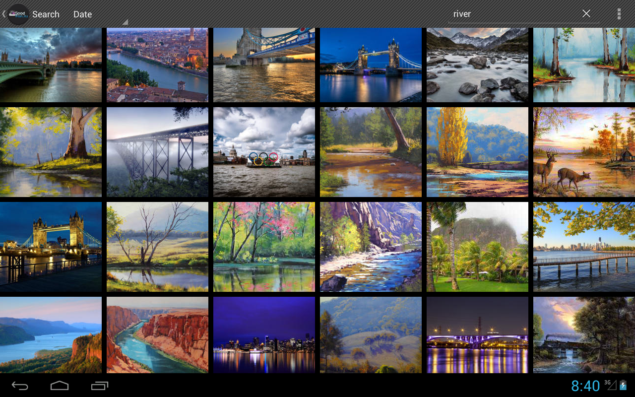Gallery wallpapers android application package 1280x800 wallpaper