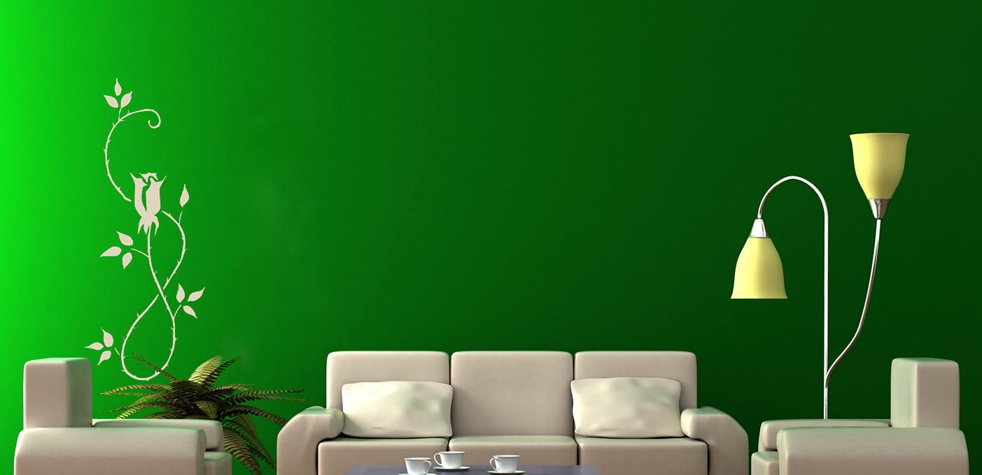 Two Colour Combination For Bedroom Walls - HD Wallpaper 