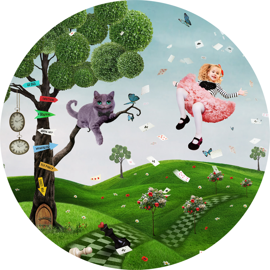 Alice In Wonderland Wall Paper - HD Wallpaper 