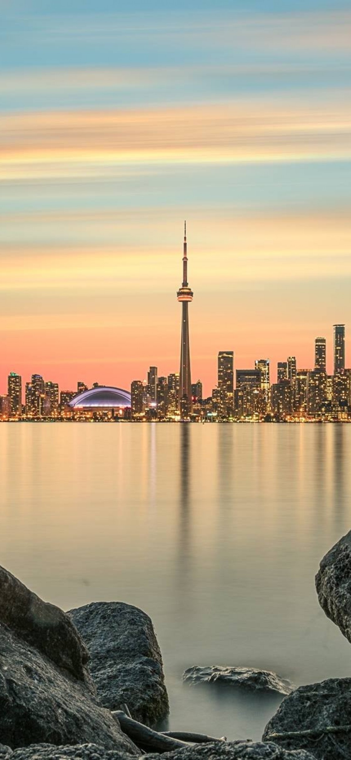 Iphone Xs Toronto Wallpaper - Toronto Skyline Wallpaper Iphone - HD Wallpaper 