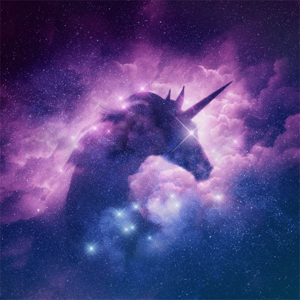 Galaxy Unicorn Background - HD Wallpaper 