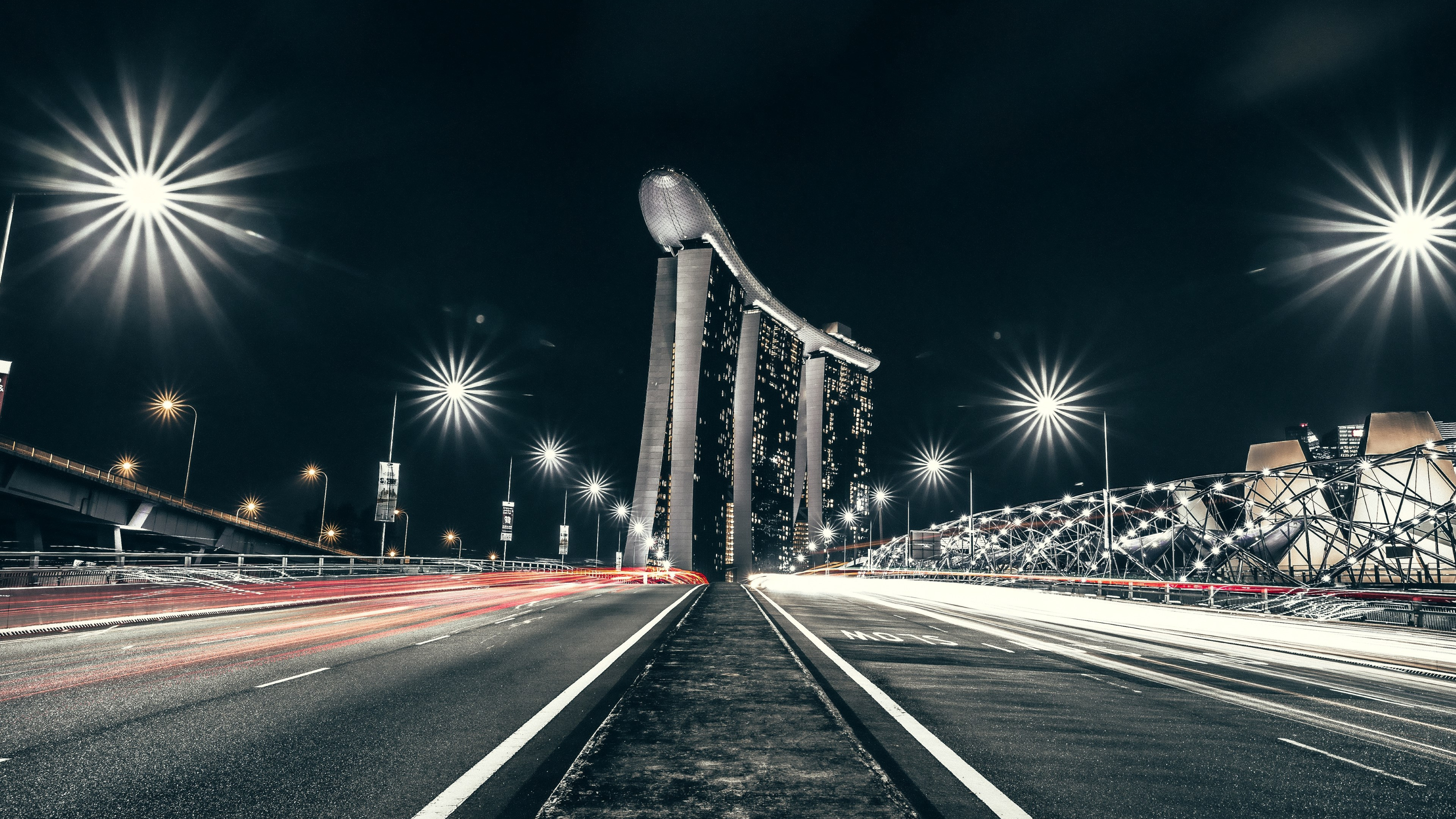 Marina Bay Hotel From Singapore Wallpaper - HD Wallpaper 