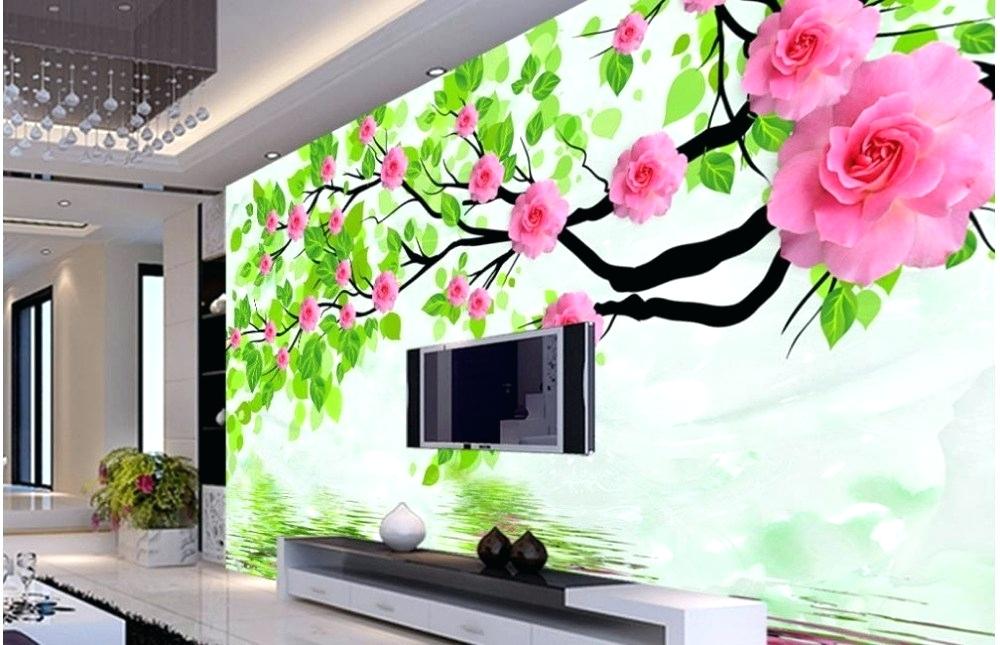 Wallpaper For Walls Prices Compare Prices On Pink Wall - Decoracion Para Estetica Con Flores De Papel - HD Wallpaper 