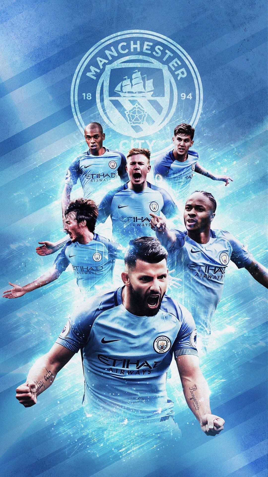 Manchester City Wallpaper 2017 - HD Wallpaper 