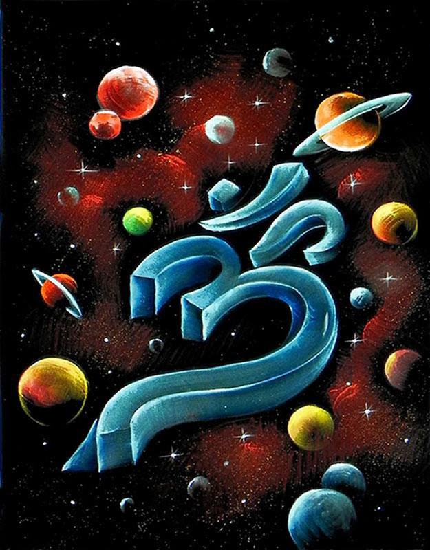 Om Nice Wallpaper - Graphic Design - HD Wallpaper 