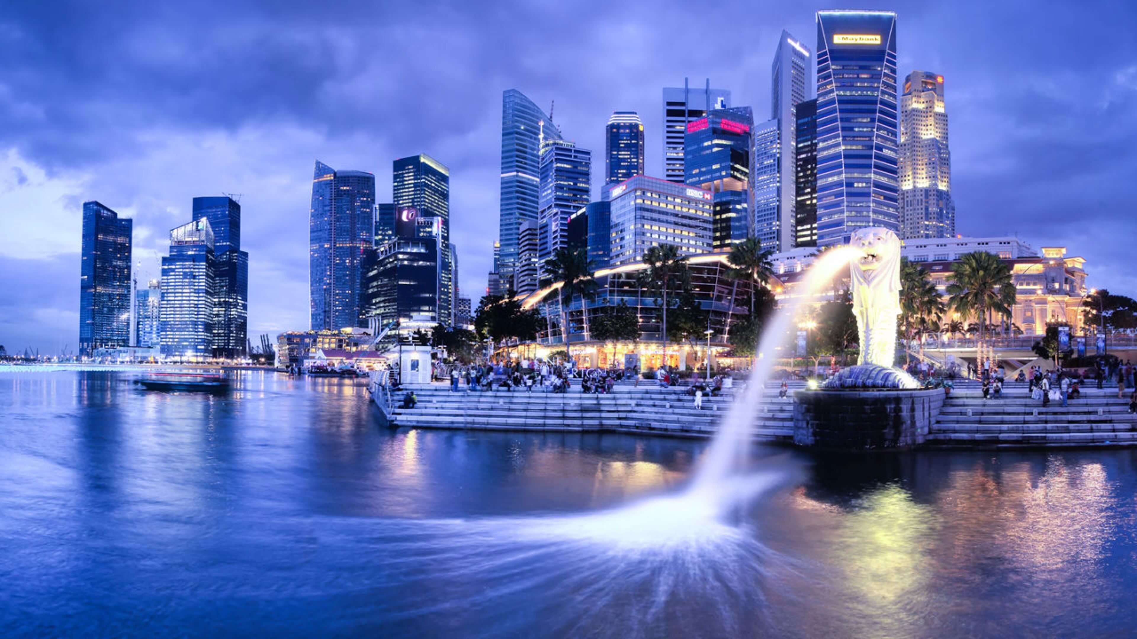 Singapore Hd Desktop Wallpaper - Iconic Photos Of Singapore - HD Wallpaper 