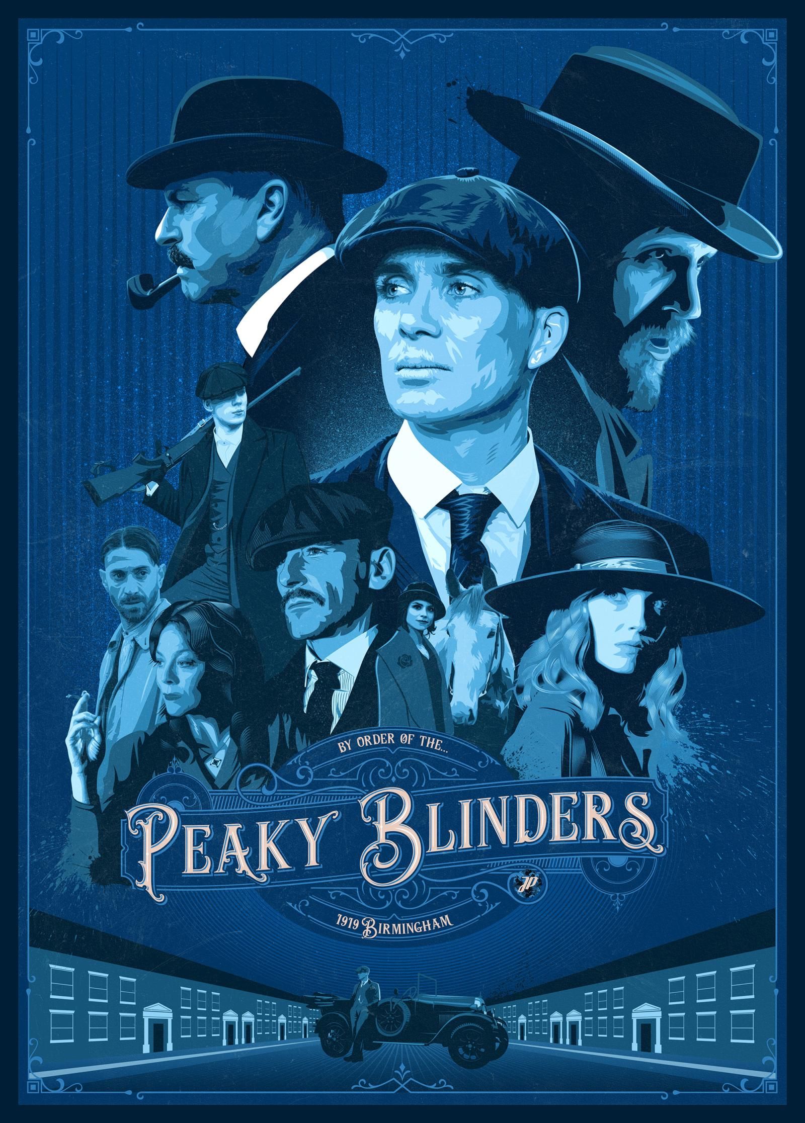 Poster Peaky Blinders Art - HD Wallpaper 