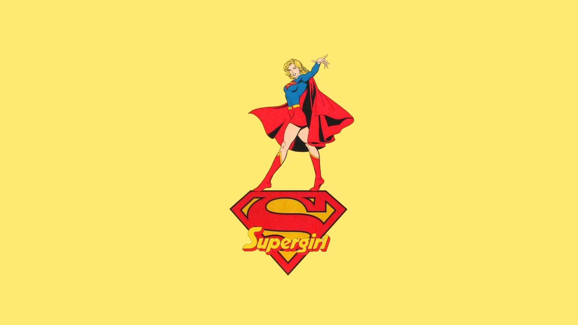 Supergirl Marvel Tin Poster - HD Wallpaper 
