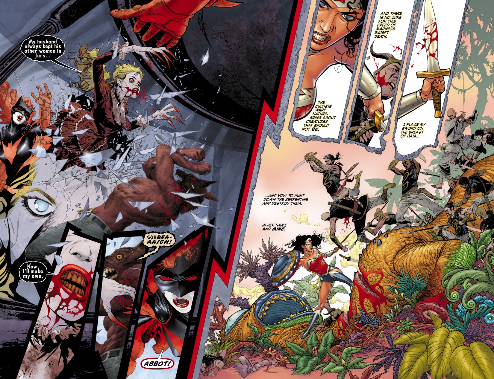 Batwoman Wonder Woman Medusa - HD Wallpaper 