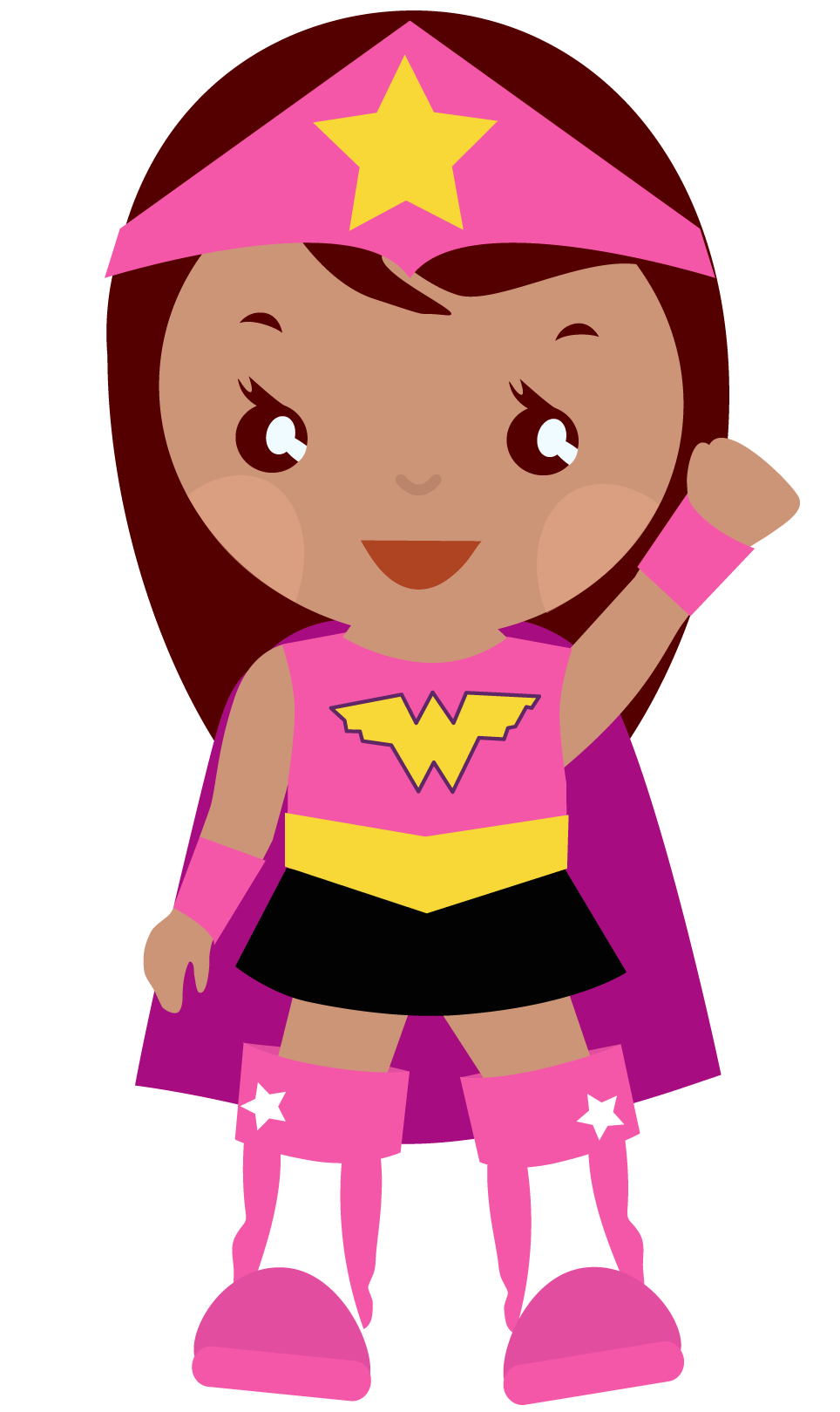Superwoman Clip Art - Girl Super Hero Clipart - HD Wallpaper 