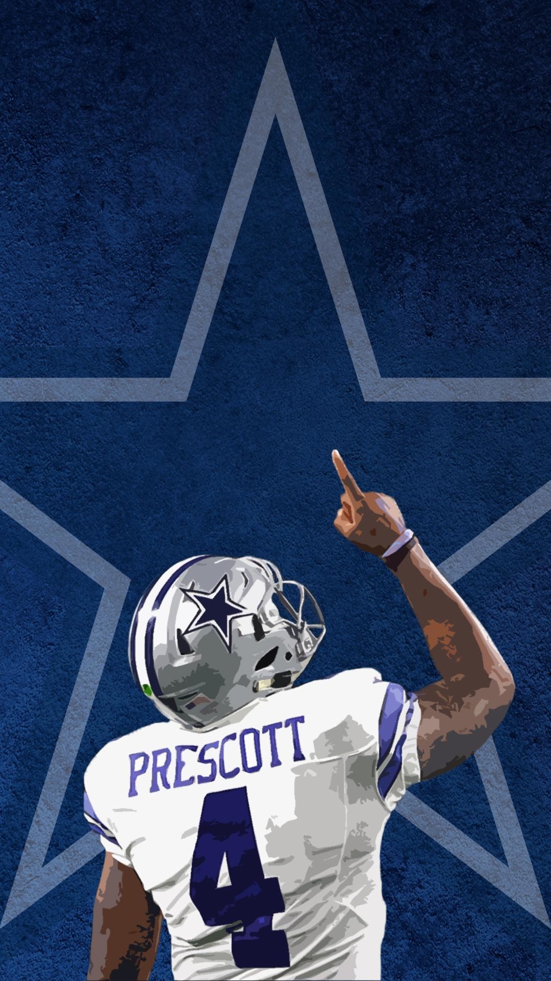 Made This Dak Iphone Wallpaper If Anyone Wants To Use - Dak Prescott Wallpaper Iphone - HD Wallpaper 
