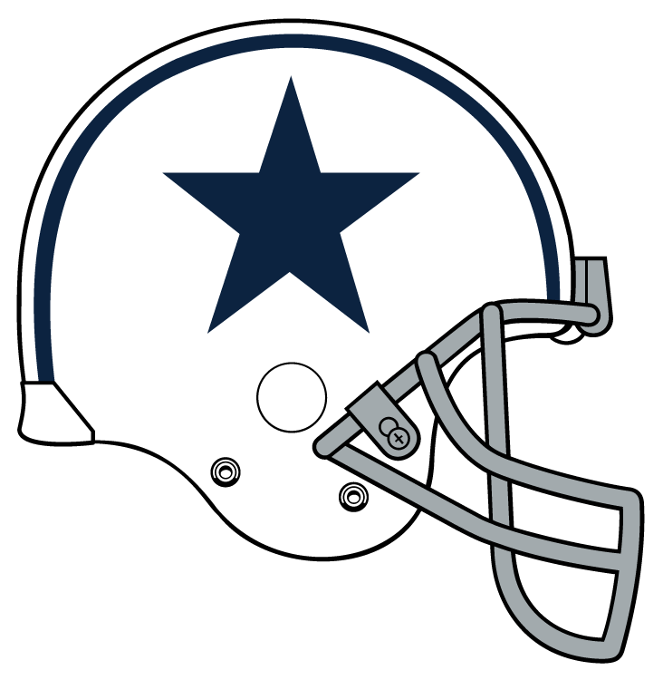 Drawing Cowboys Wallpaper - Dallas Cowboys Helmet Clipart - HD Wallpaper 