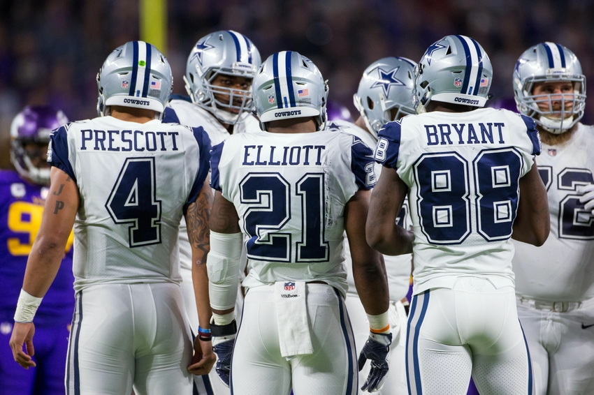 High Resolution Wallpaper - Dak Prescott Ezekiel Elliott Dez Bryant - HD Wallpaper 