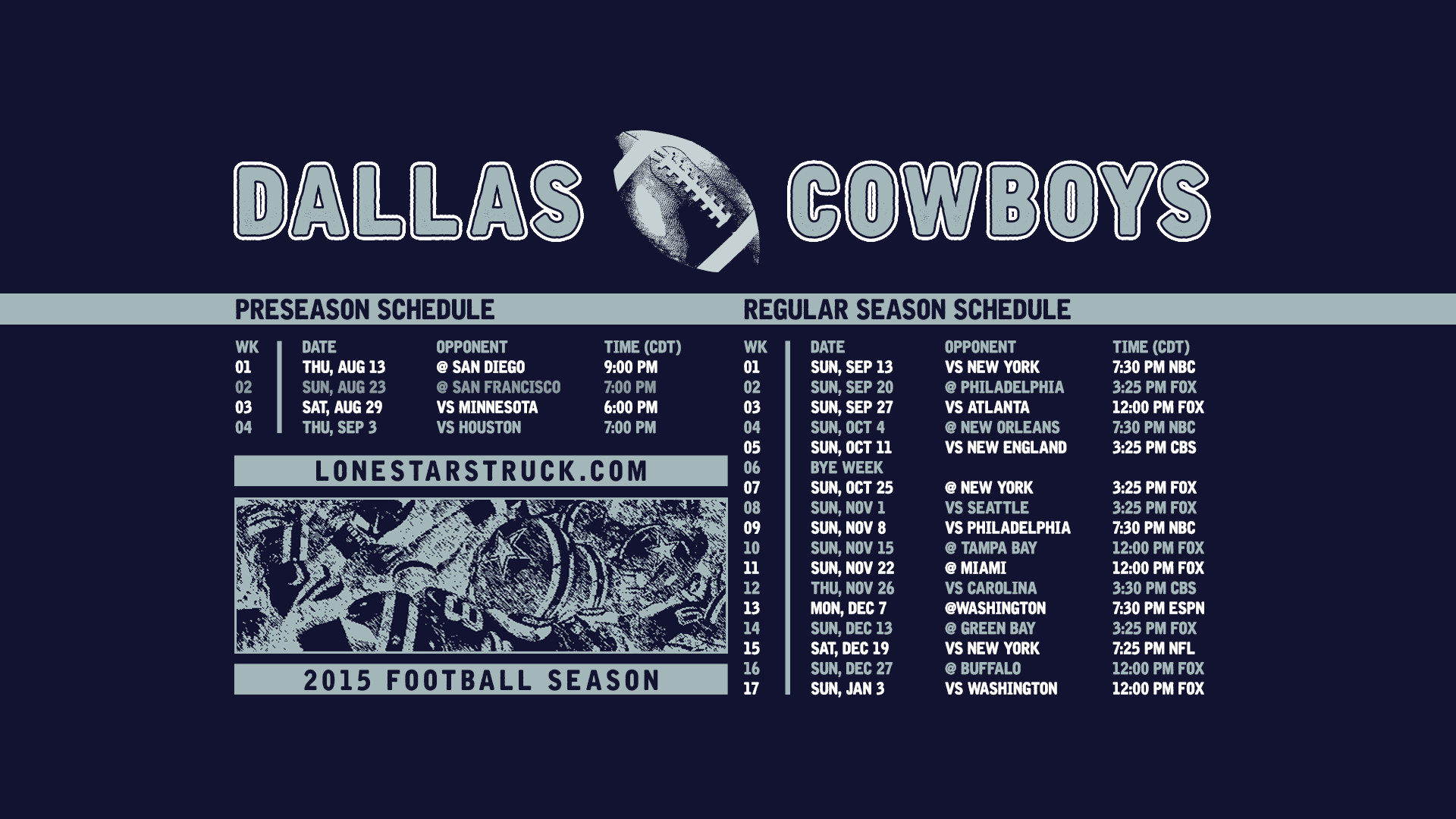 Dallas Cowboys Schedule Wallpaper 1920x1080, - Dallas Cowboys 2017 Wallpaper Schedule - HD Wallpaper 