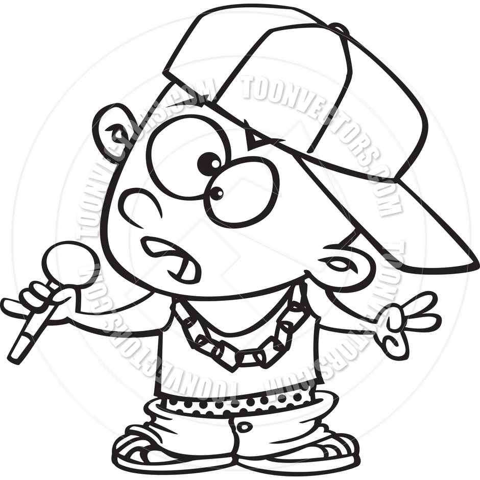 Skecth Rapper Clip Art Cliparts - HD Wallpaper 