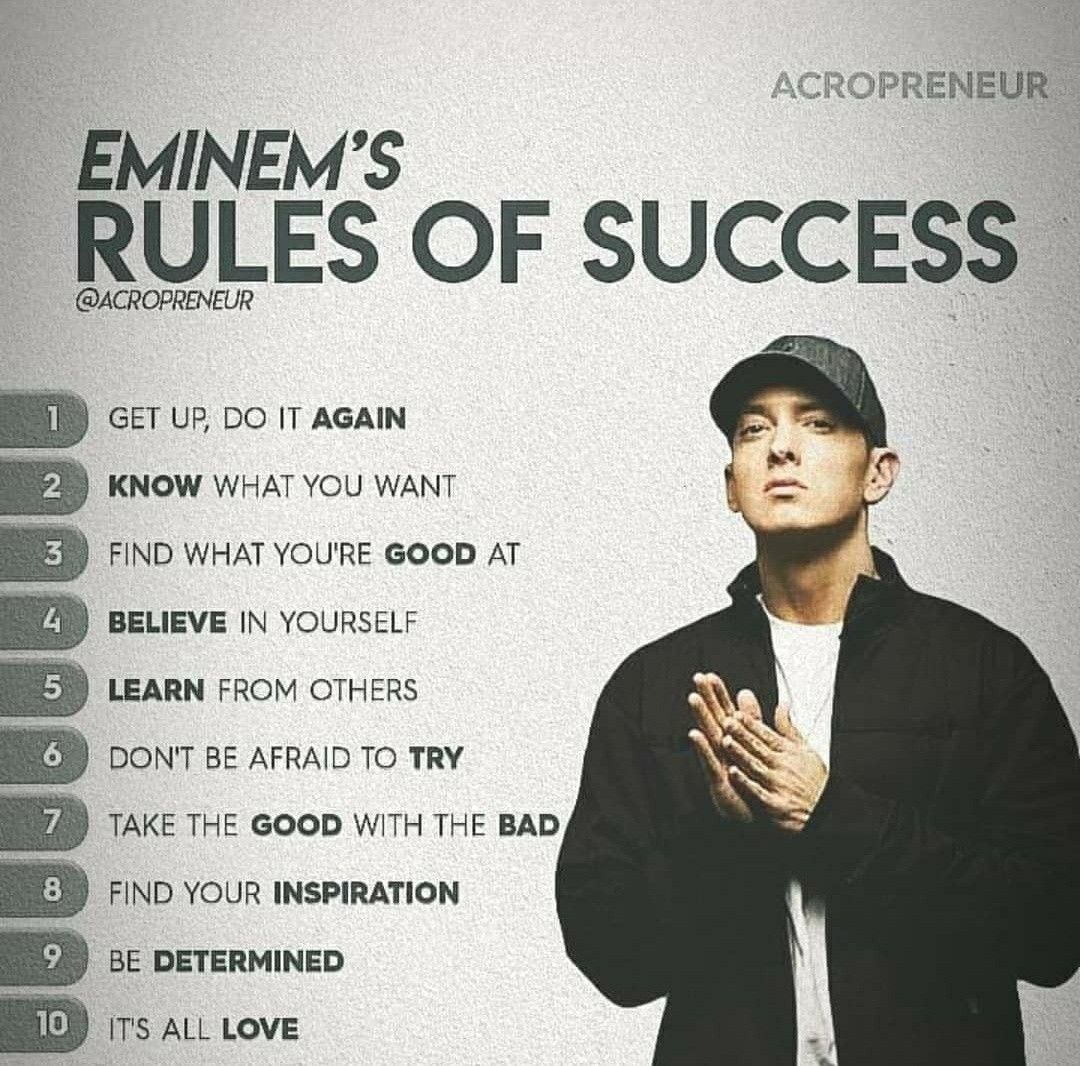 Eminem Life Rules - HD Wallpaper 