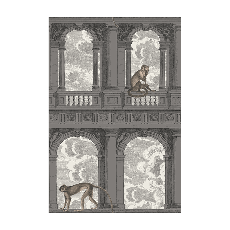 Fornasetti Clouds Wallpaper - Procuratie Con Vista 114 8016 - HD Wallpaper 