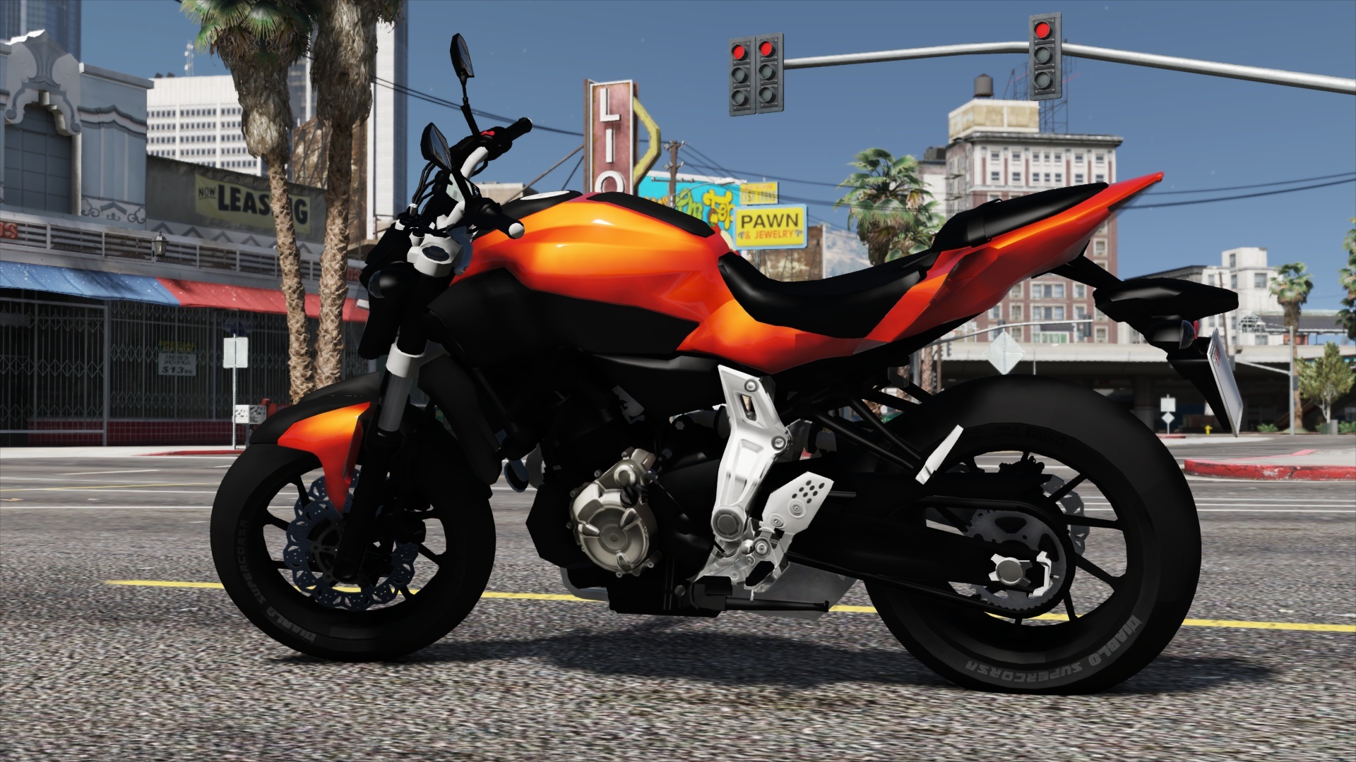 Yamaha Mt 07 Orange - HD Wallpaper 