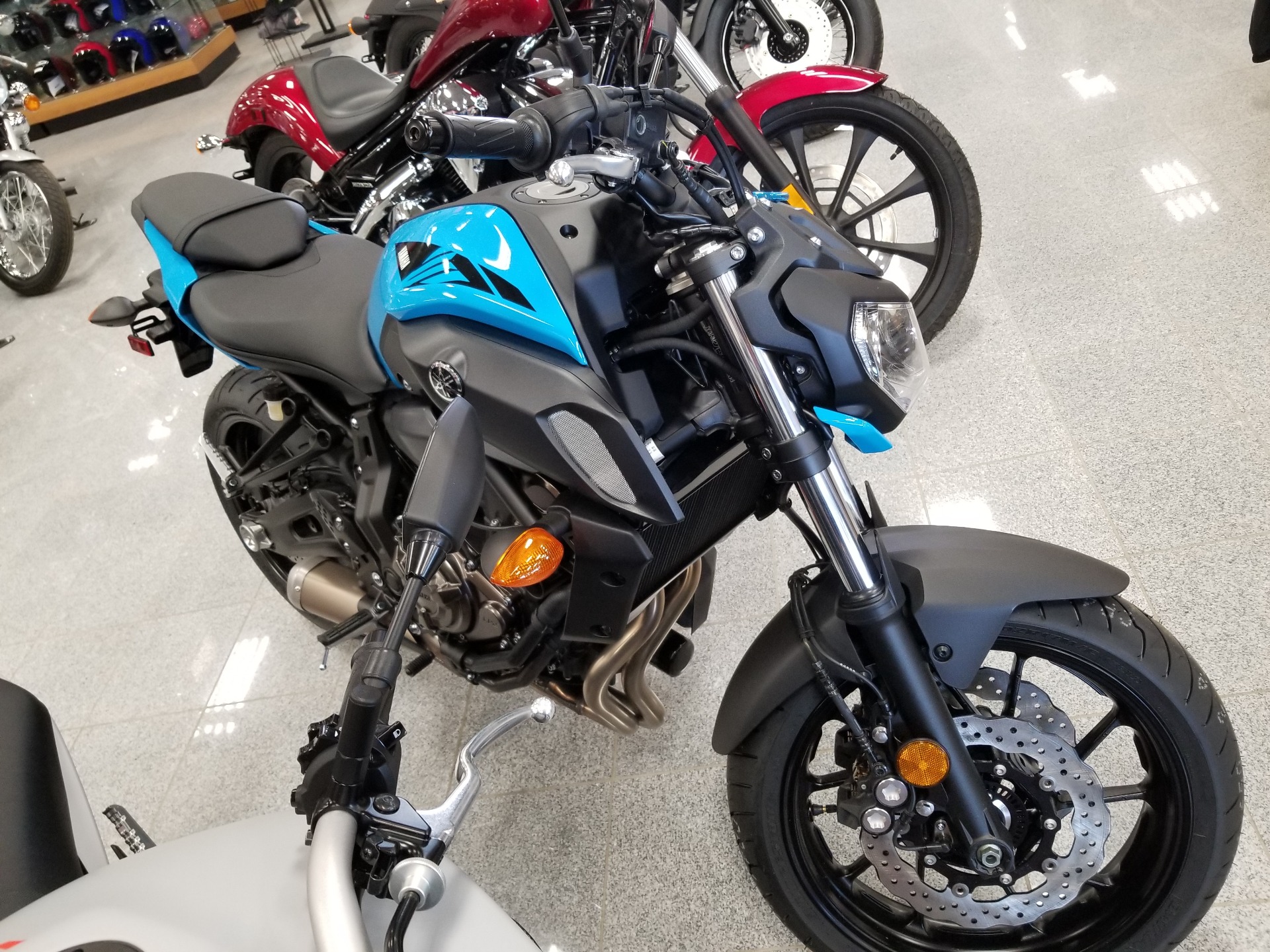 Mt 07 Breaker Cyan - HD Wallpaper 