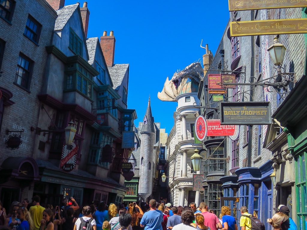 Diagon Alley Harry Potter World - Urban Area - HD Wallpaper 