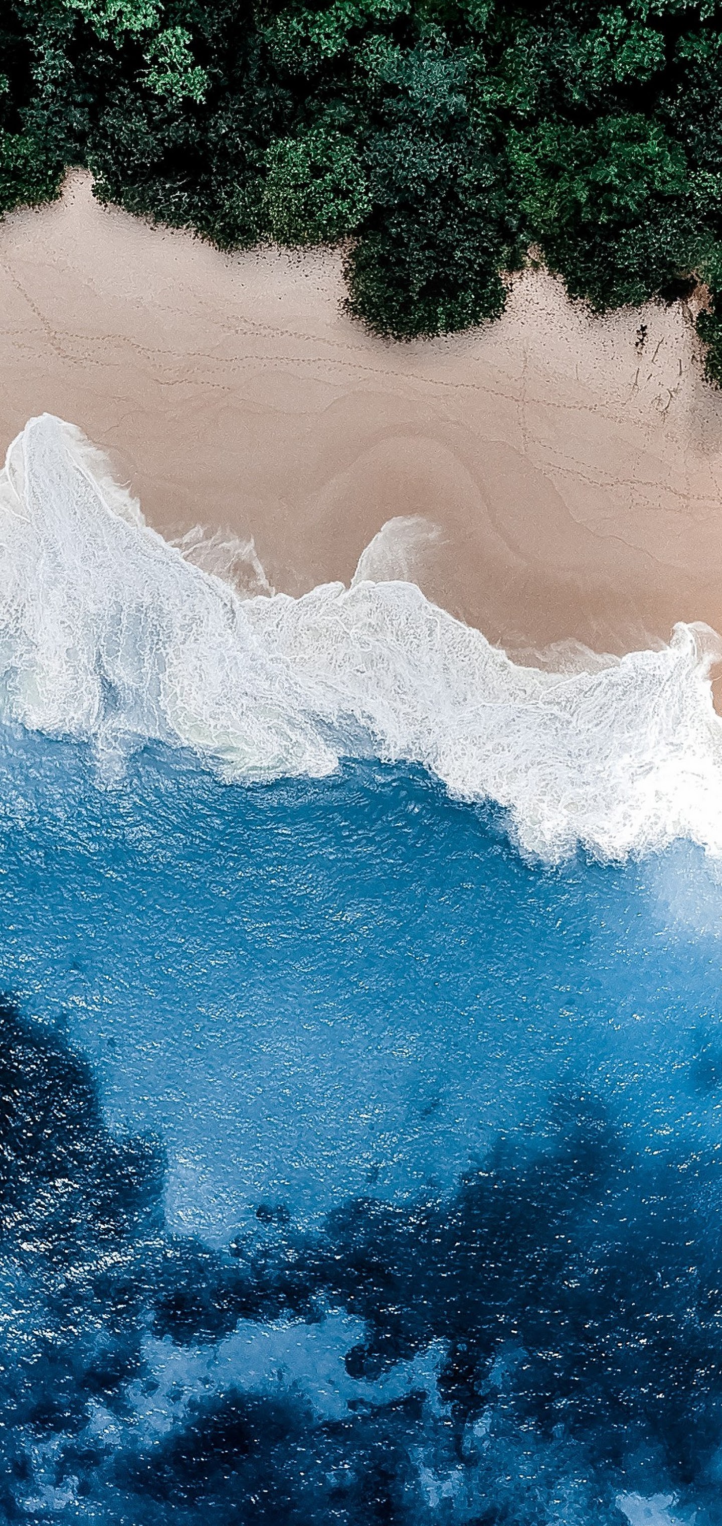 Beach, Aerial View, 4k, 3840x2160, - Iphone X Wallpaper Ocean ...