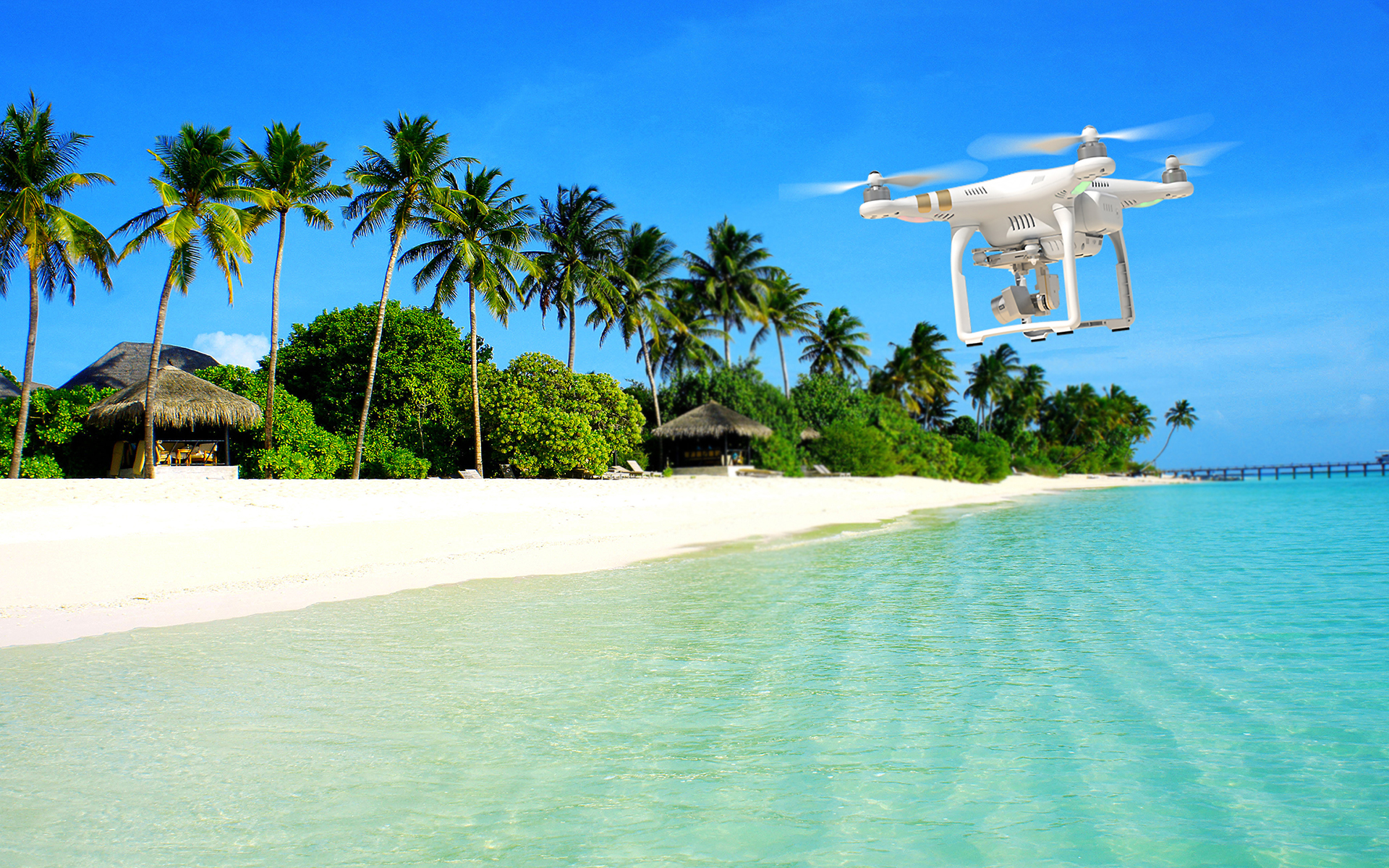 Dji Phantom 3 Hd - HD Wallpaper 