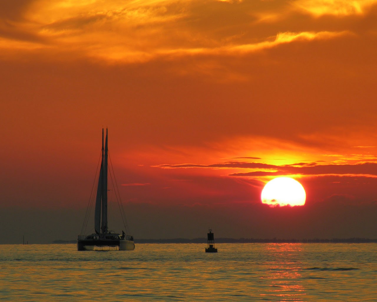 Download Sun Sat Wallpapers 2014 Full Size San Sat - Sunset Boat Cruise